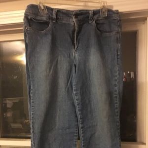 Jean capris size 12